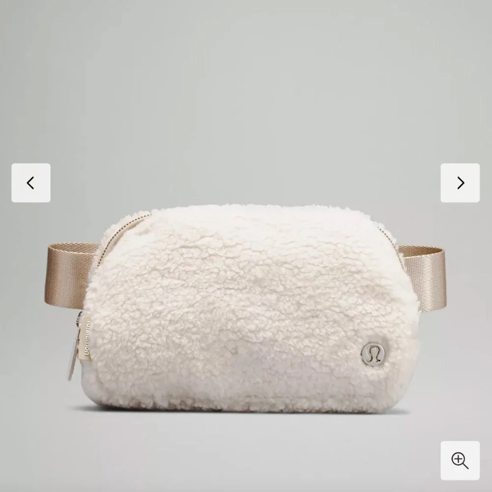 LULULEMON Everywhere Fleece Belt Bag Limited Edition Faux Fur